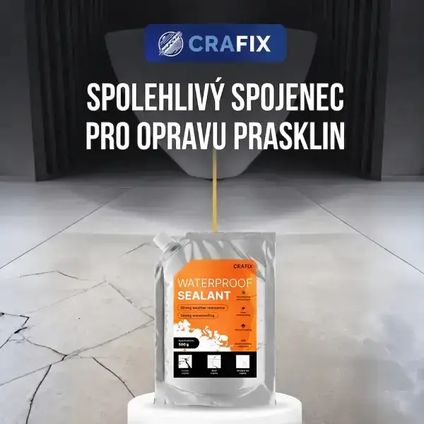 Těsnicí lepidlo na praskliny CRAFIX